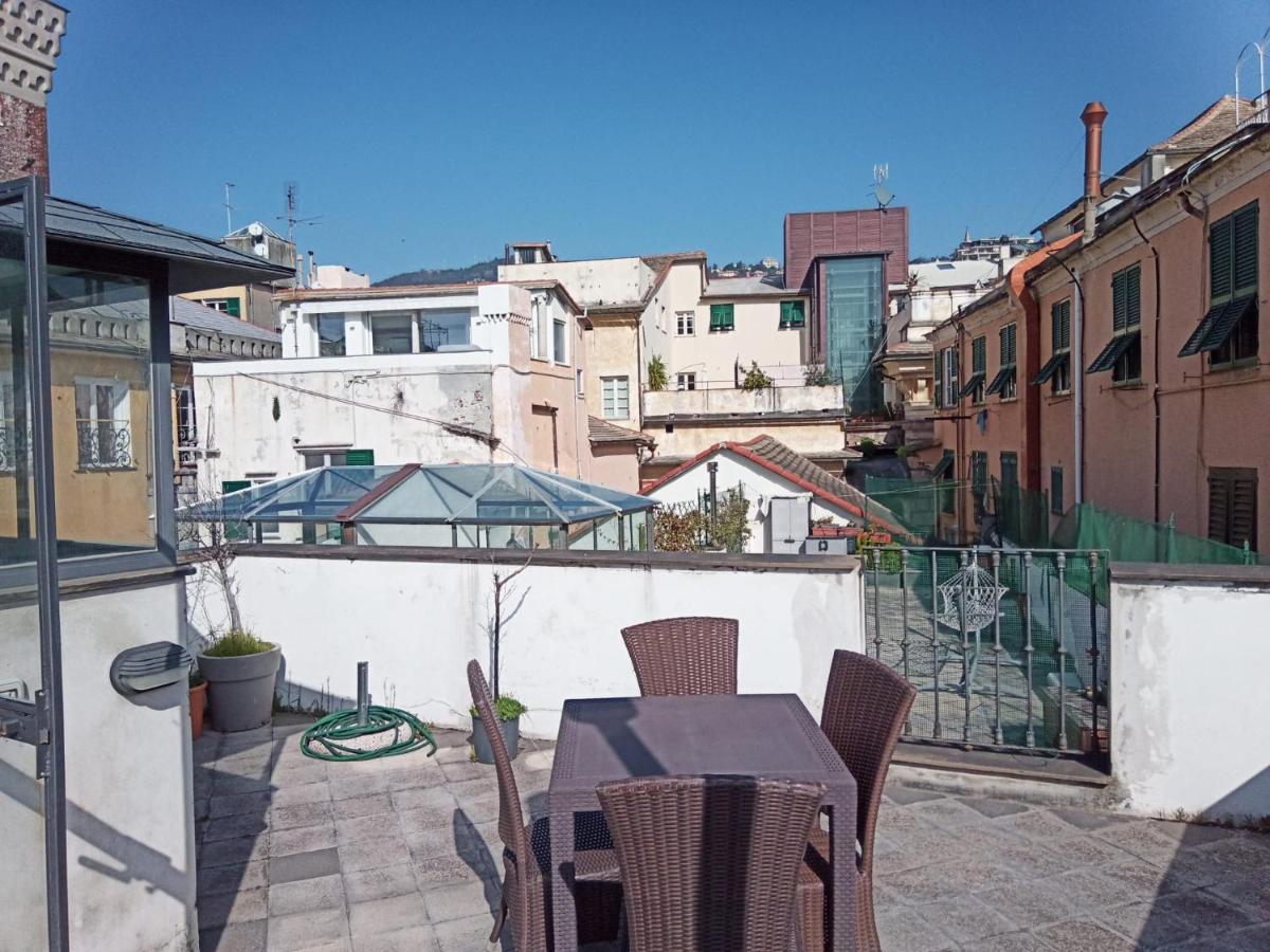 Doge Cambiaso- Davanti All'Acquario - Grande Terrazza Privata - Palazzo Nobiliare Storico Genoa Bagian luar foto